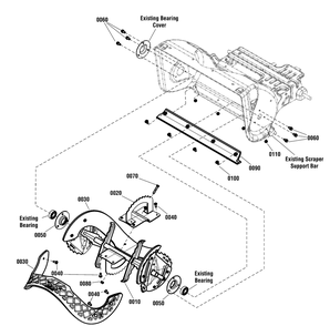 Part Location Diagram of 706358 Murray Scraper Bar